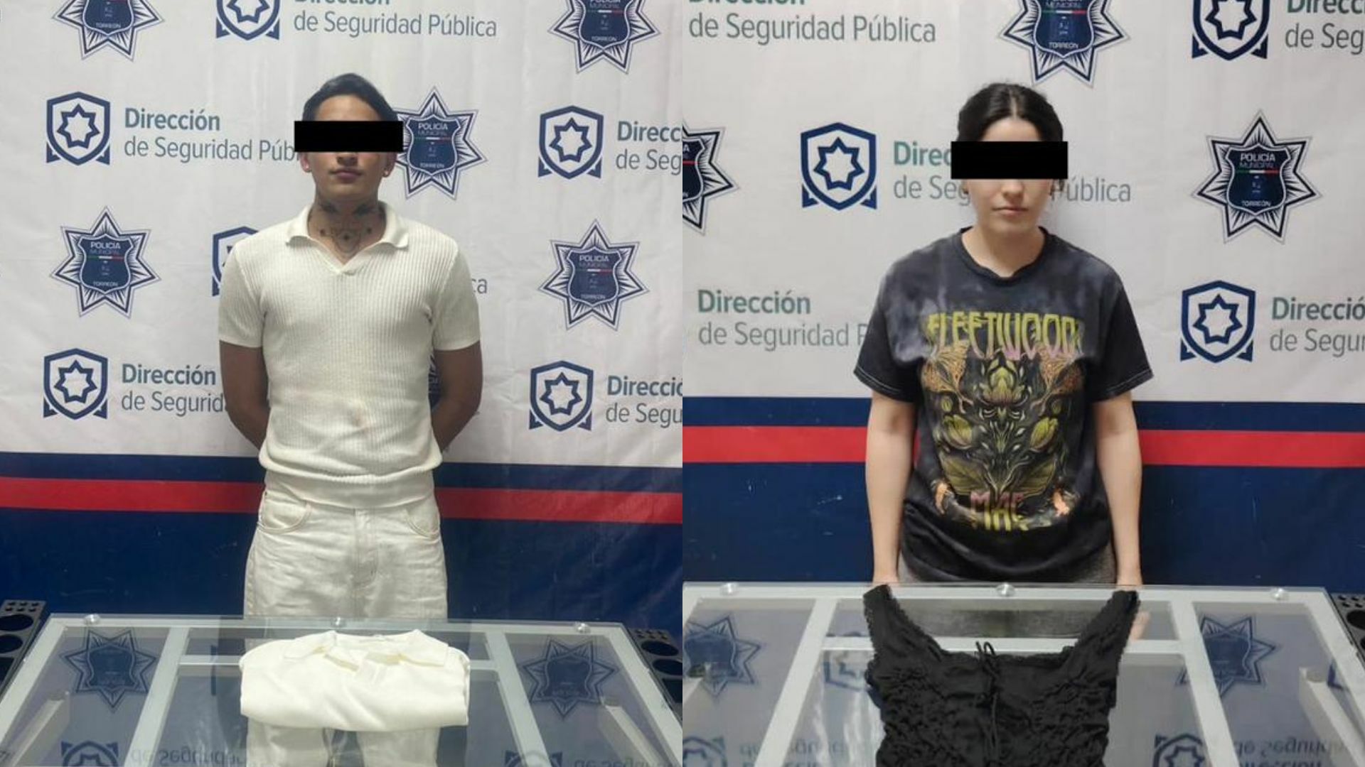 Detienen a dos personas por intentar robar en tienda Zara de Torreón