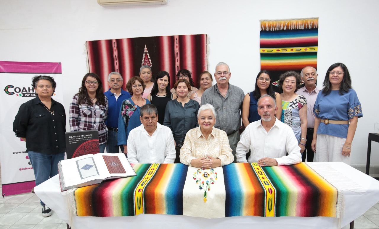 Arranca curso de tejido fino dirigido a artesanos dedicado al sarape de Saltillo