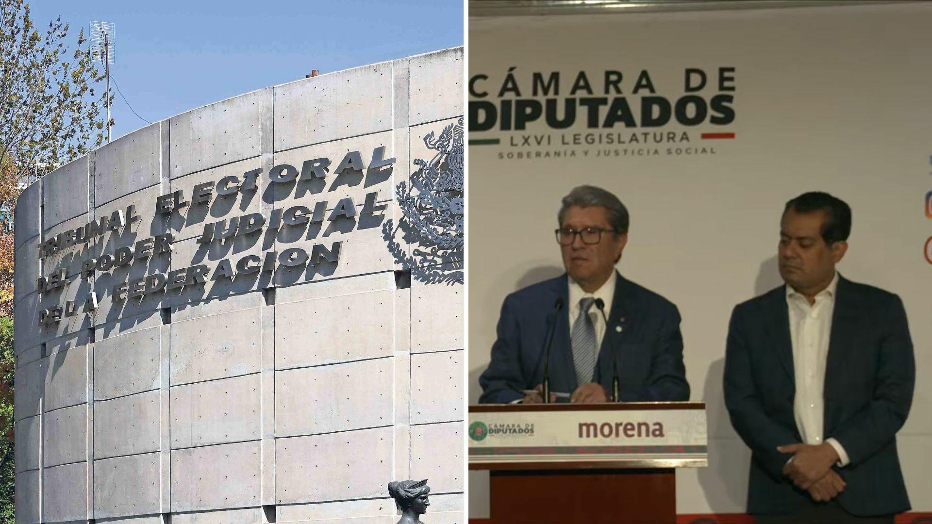 Monreal defiende a magistrados del Tribunal Electoral por restituir a candidatos judiciales 'reprobados'