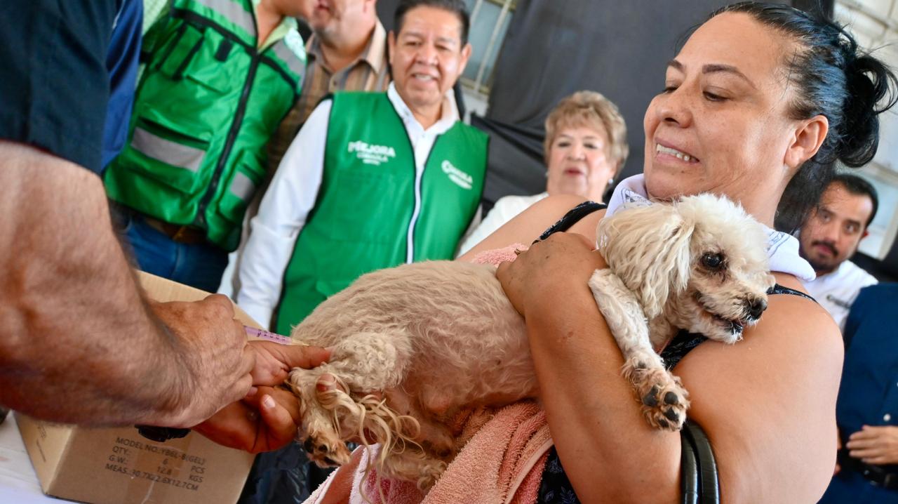 Arranca campaña de vacunación antirrábica, desparasitación y esterilización de mascotas en Matamoros
