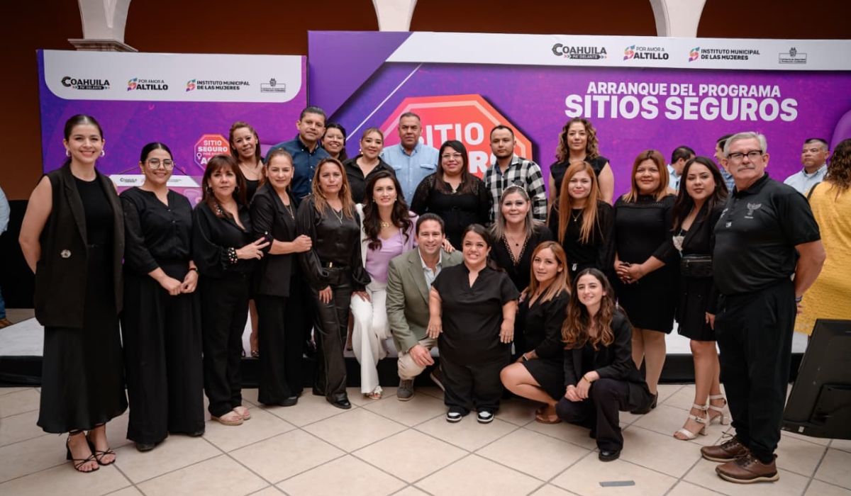 Saltillo ya tiene “Sitios Seguros”; arranca el alcalde este programa