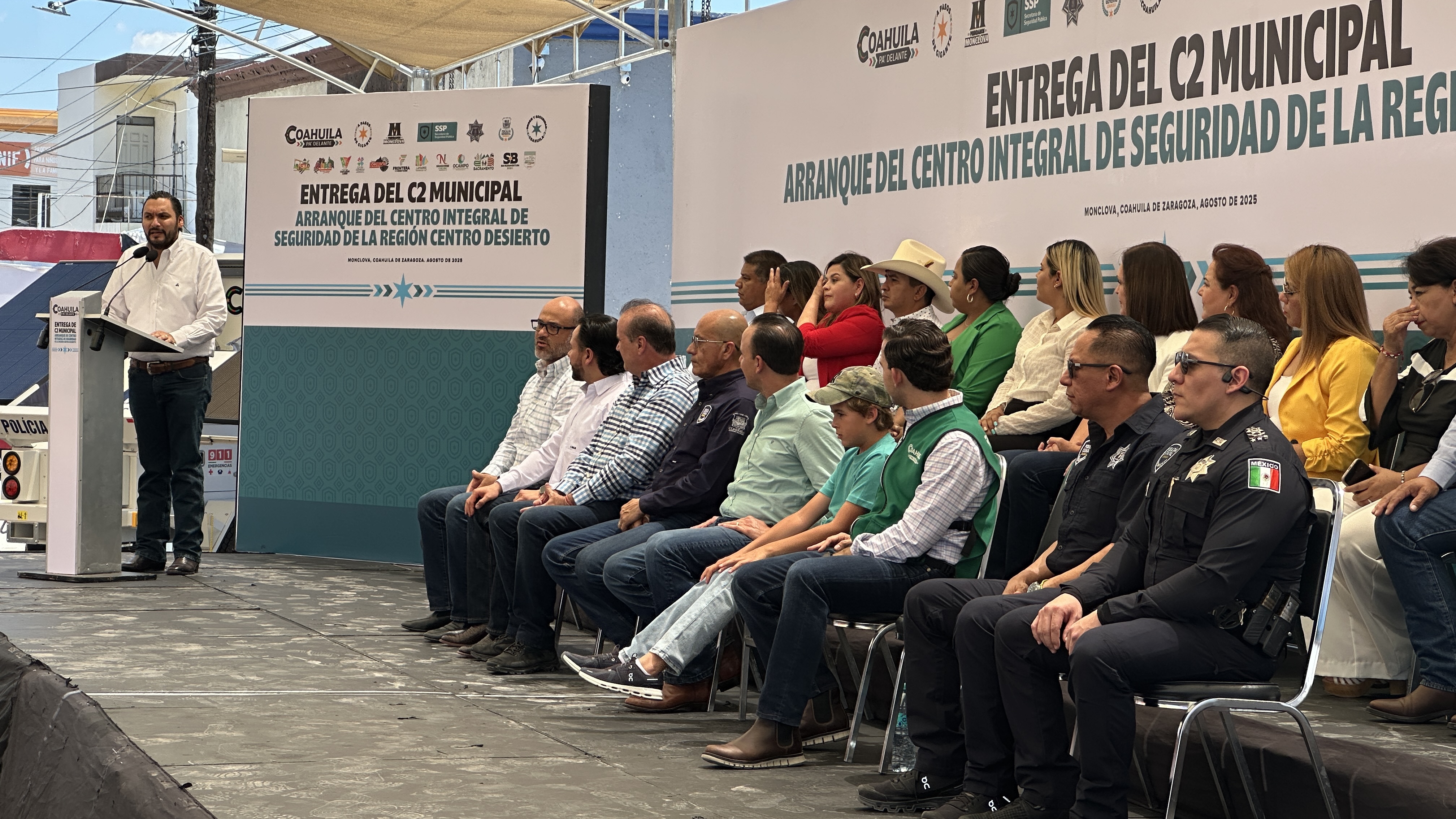 Inauguran el C2 e inicia el Centro de Seguridad de la Región Centro Desierto