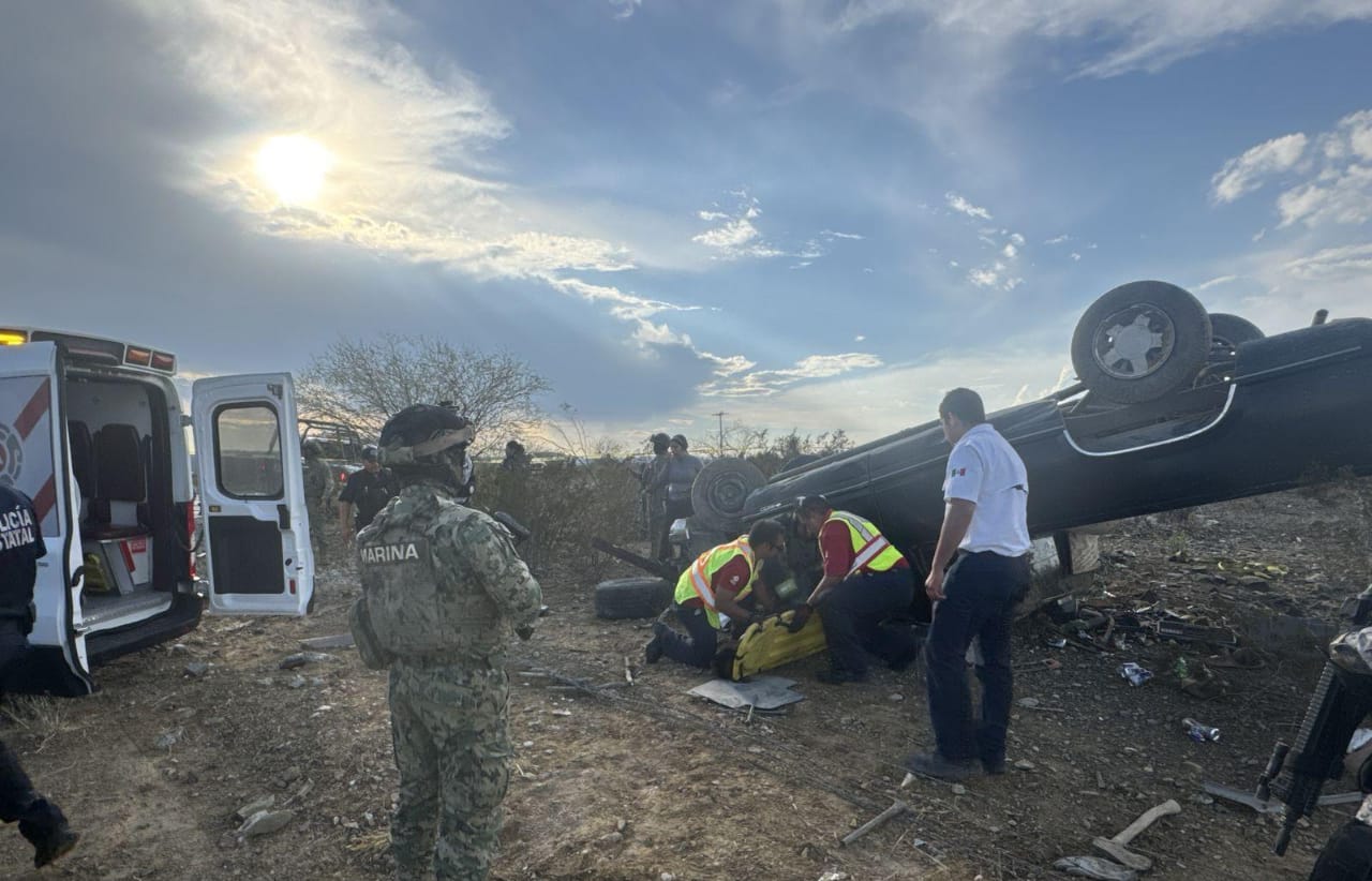 Un muerto y dos lesionados dejó volcadura en Ramos Arizpe