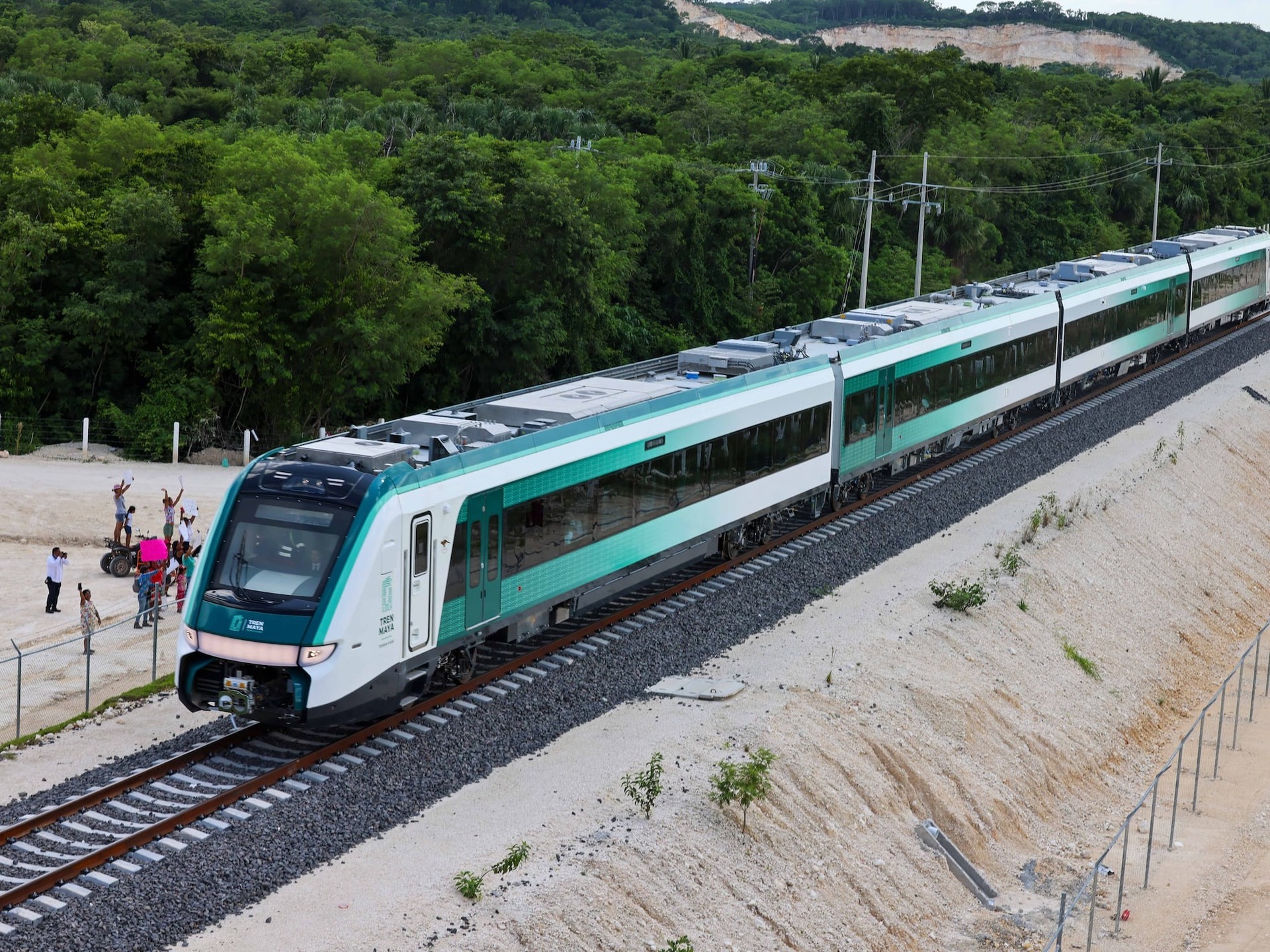 Amelia Caballero, usuaria del Tren Maya, relató cómo vivió el descarrilamiento en la estación Izamal/ Especial