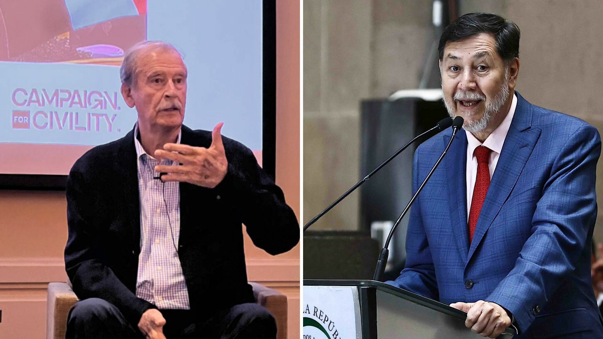 Fernández Noroña rechaza reducción de pobreza con Fox, 'Sacó de la pobreza a sus hijos'
