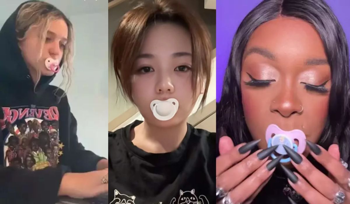 ¿Por qué adultos usan chupones? La nueva tendencia en redes sociales