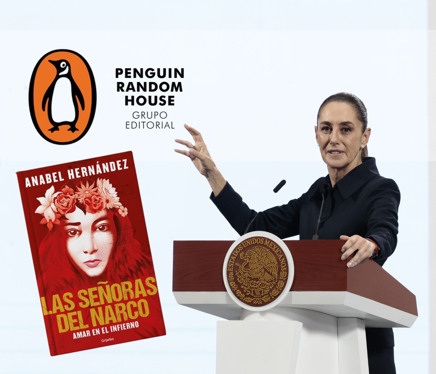 Claudia Sheinbaum comentó que el fallo en contra de la editorial debió darse por falta de pruebas en libro publicado. [Especial]