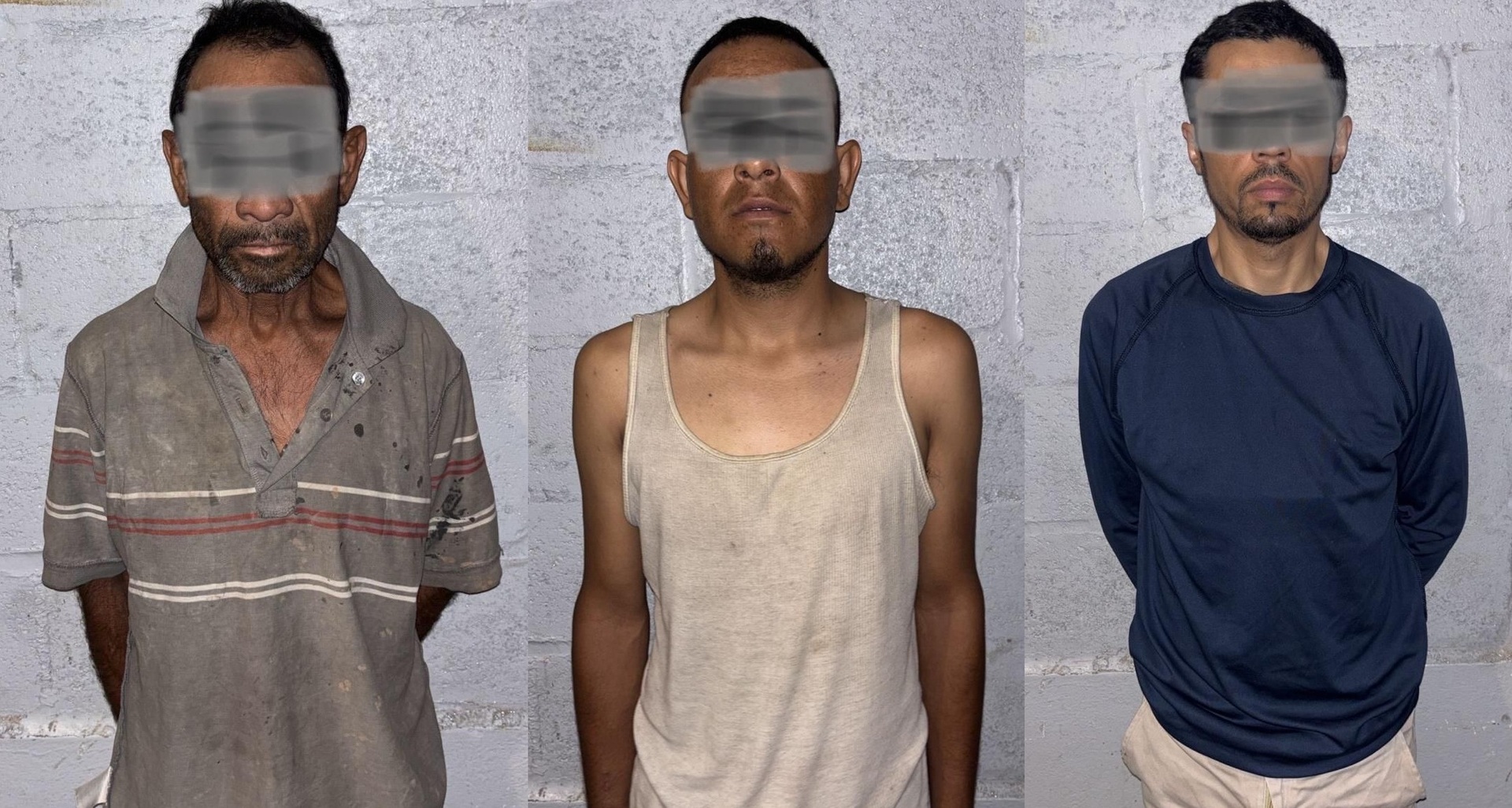 Detenidos por narcomenudeo.