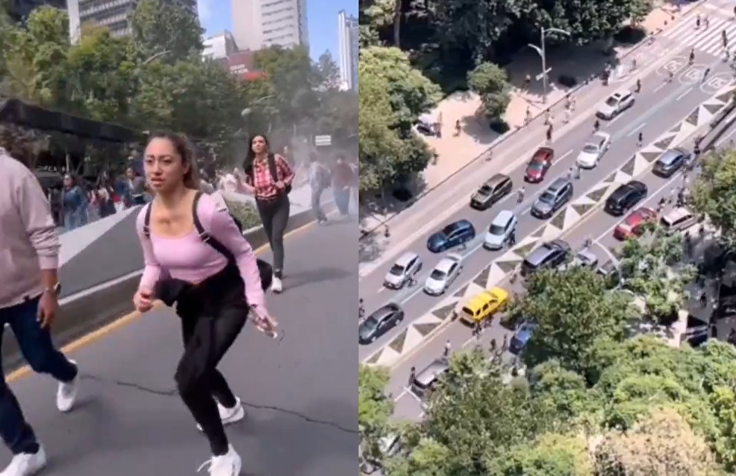Gente corriendo en Ciudad de México (CAPTURA)