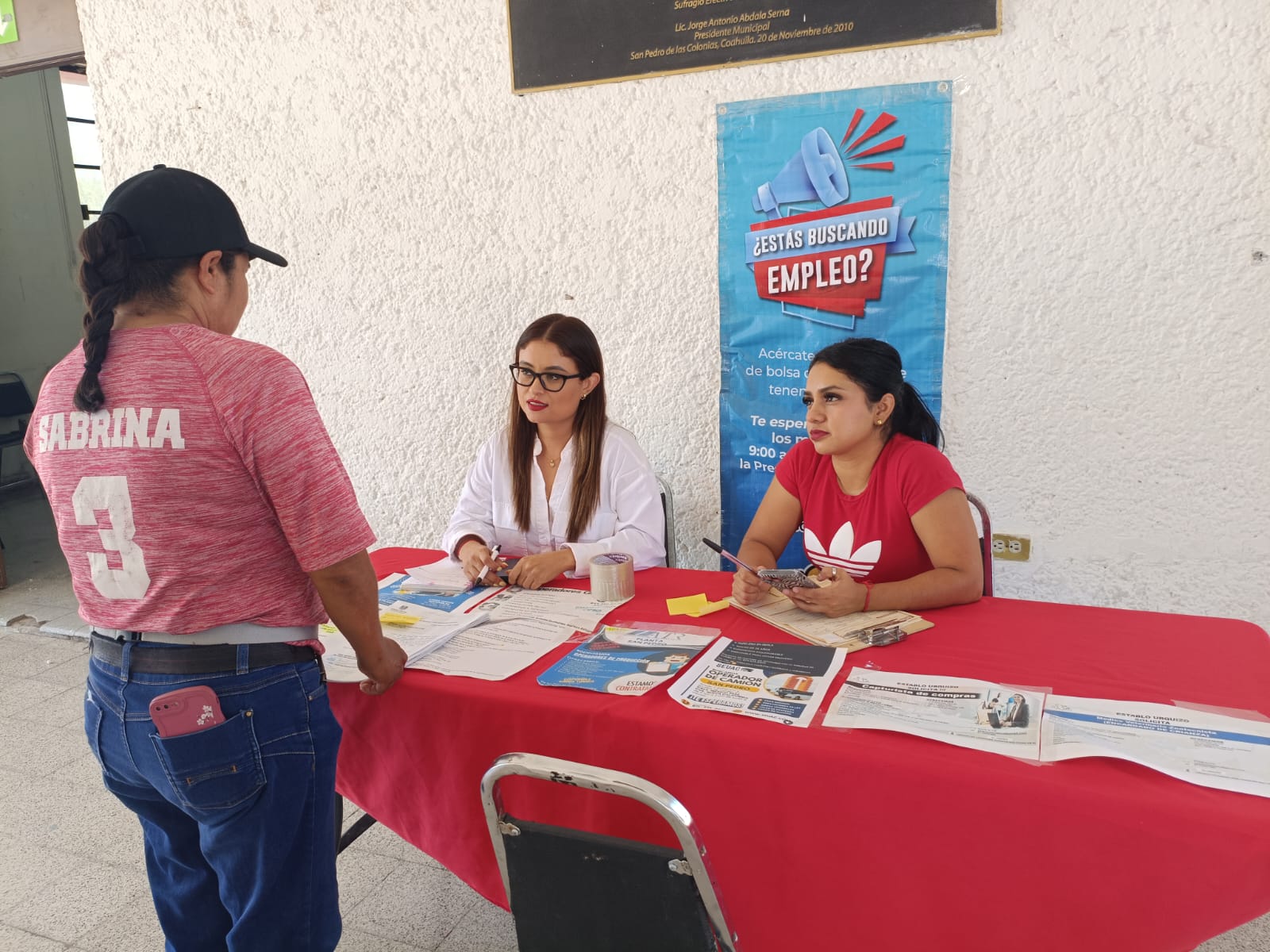 Instalan módulo para buscadores de empleo en San Pedro