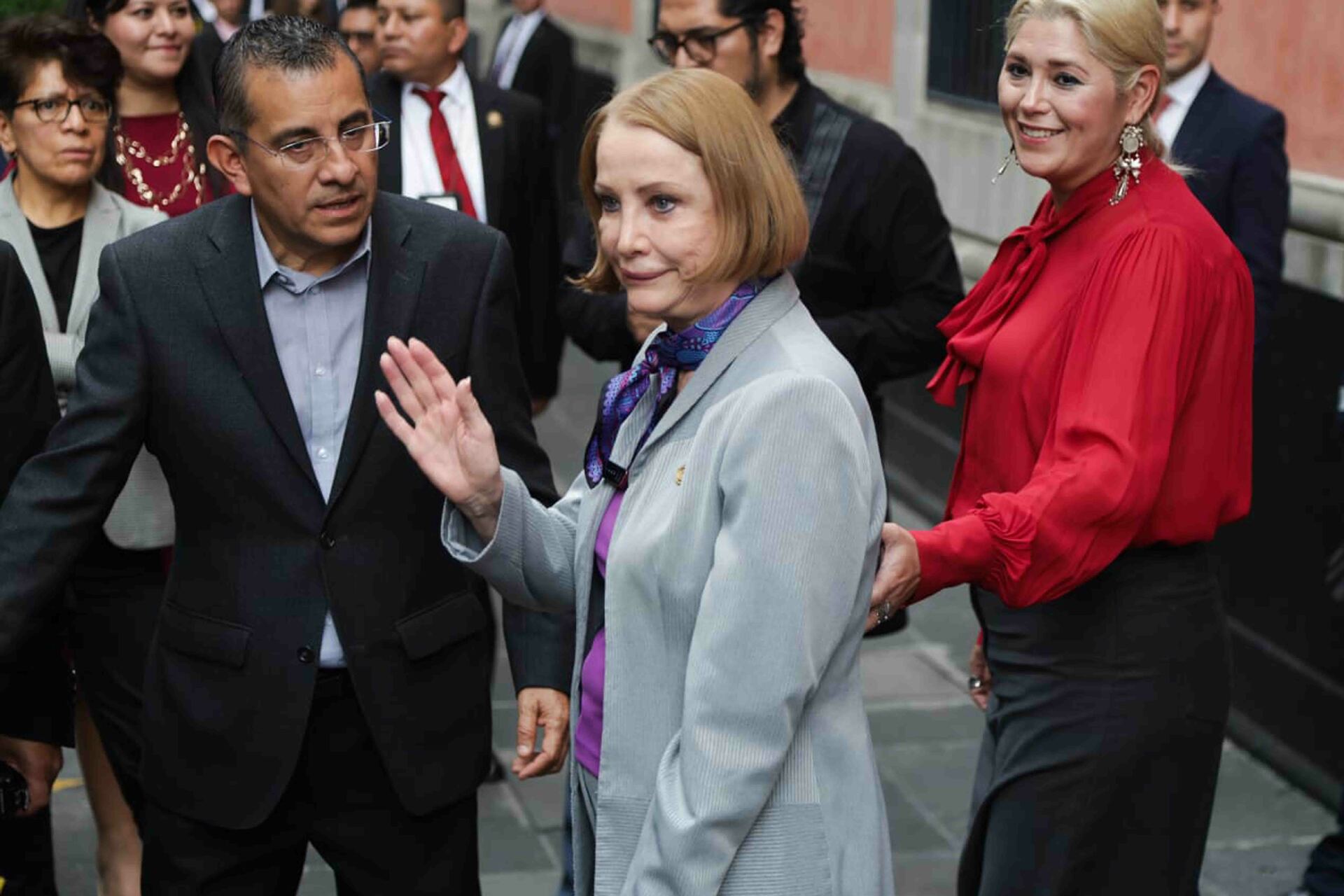 La virtual presidenta del Senado, Laura Itzel Castillo. (ARCHIVO)